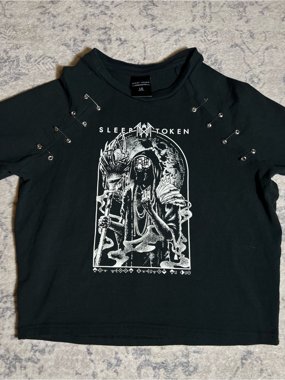 Sleep Token cropped tee